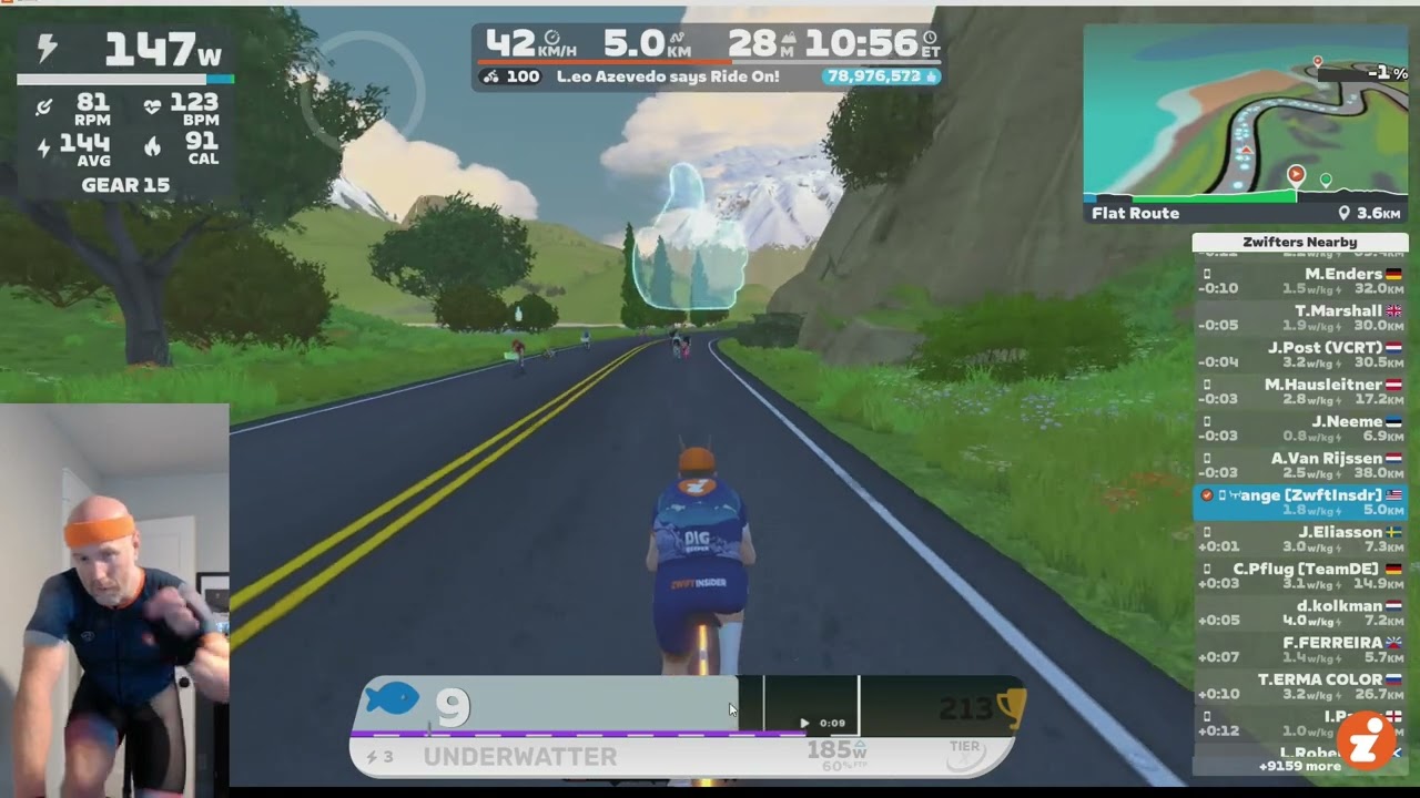 Pedal Games on Zwift - Underwatter