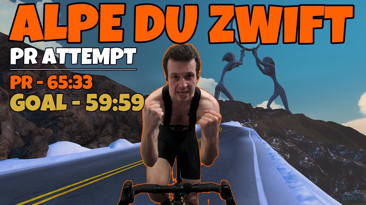 Can I Climb ALPE DU ZWIFT In Under An Hour?