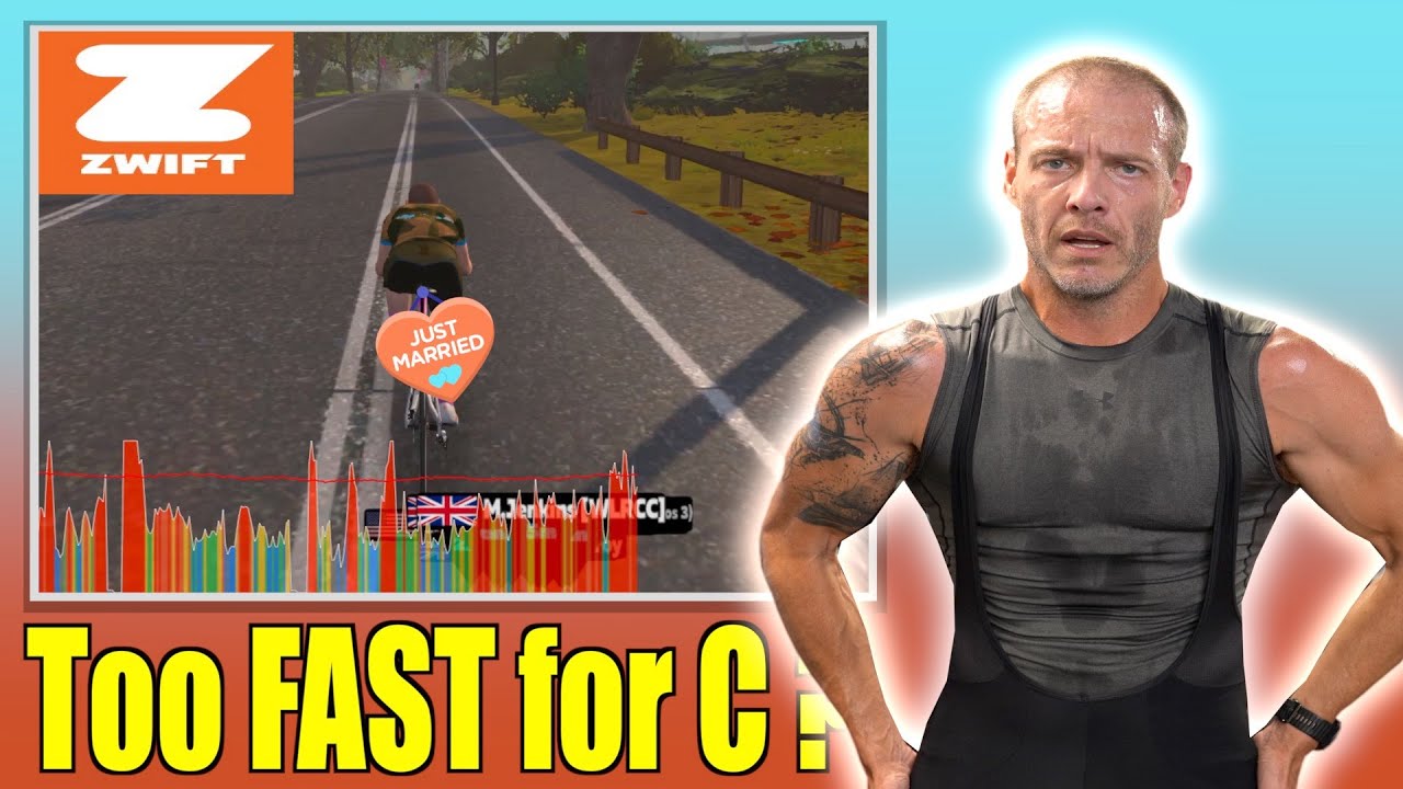 My last EVER C CAT SPRINT on ZWIFT