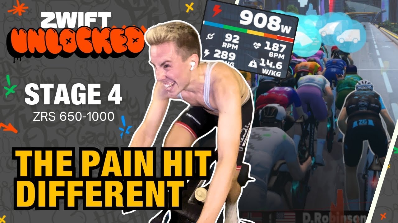 Brutal First Race on Zwift’s New Roads – Zwift Unlocked | Stage 4 | Spinfinity