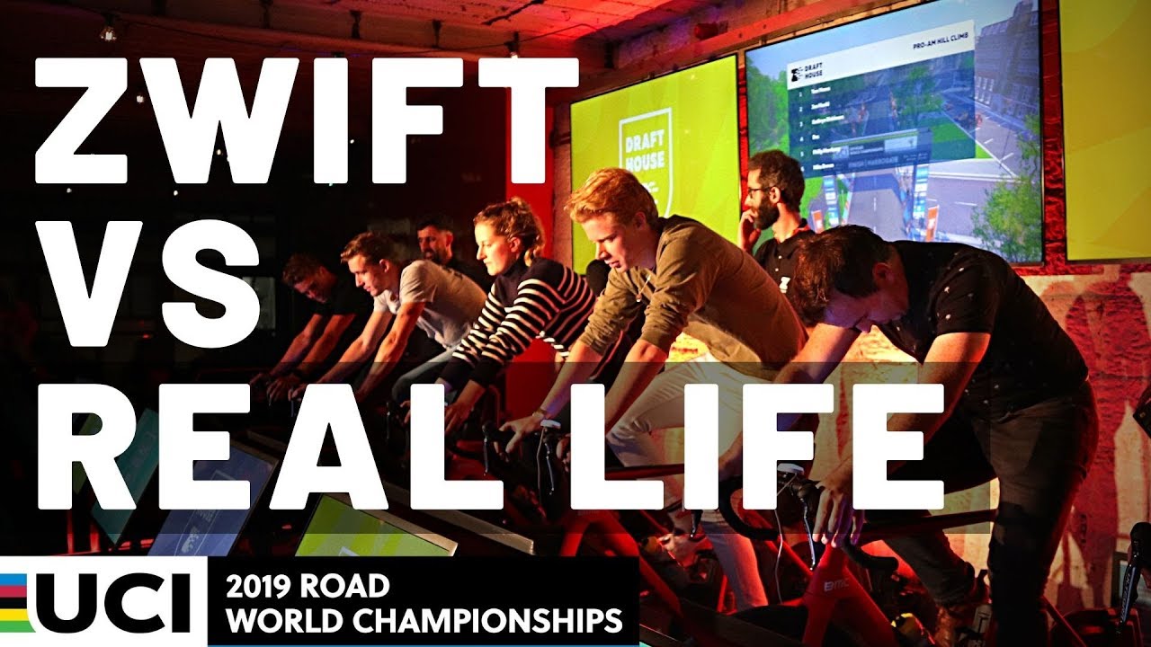 Zwift Vs Real Life | YORKSHIRE WORLD CHAMPIONSHIPS 2019