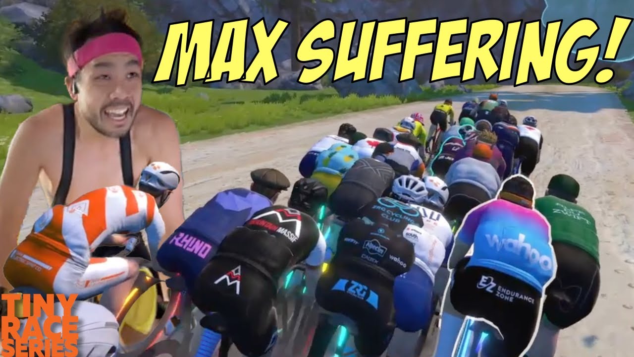 Tiny Zwift Race = MASSIVE SUFFERING (Race 1/4)