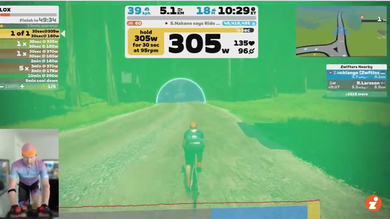 "LOX" Workout // Zwift "Build Me Up" Training Plan // Week 7