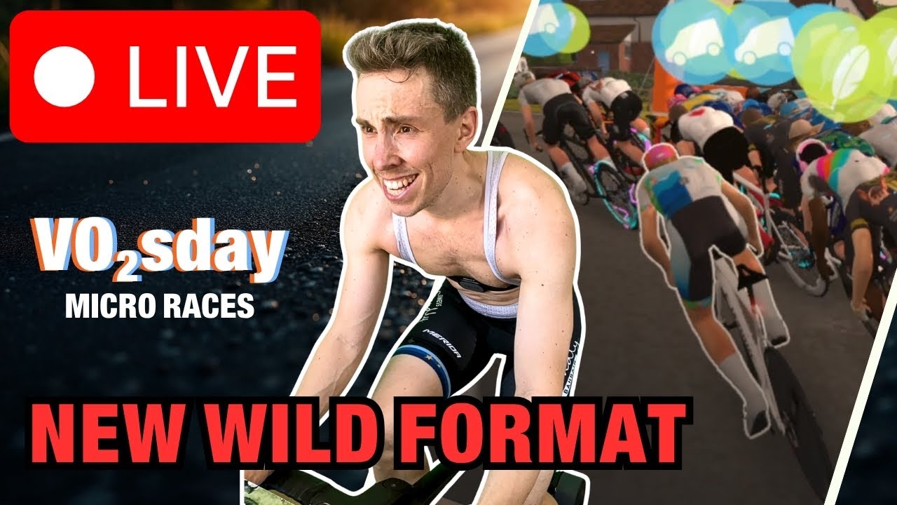 🔴5 Races in 1 Hour?! | VO2sday Micro Races by Zwift Insider