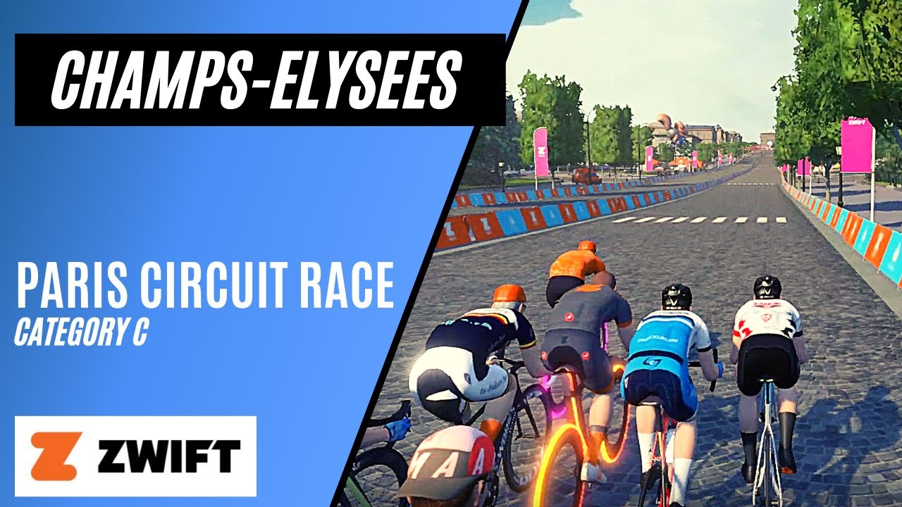 Uphill Efforts to the Arc de Triomphe // Analyzing the Climb // Zwift Racing // Category C