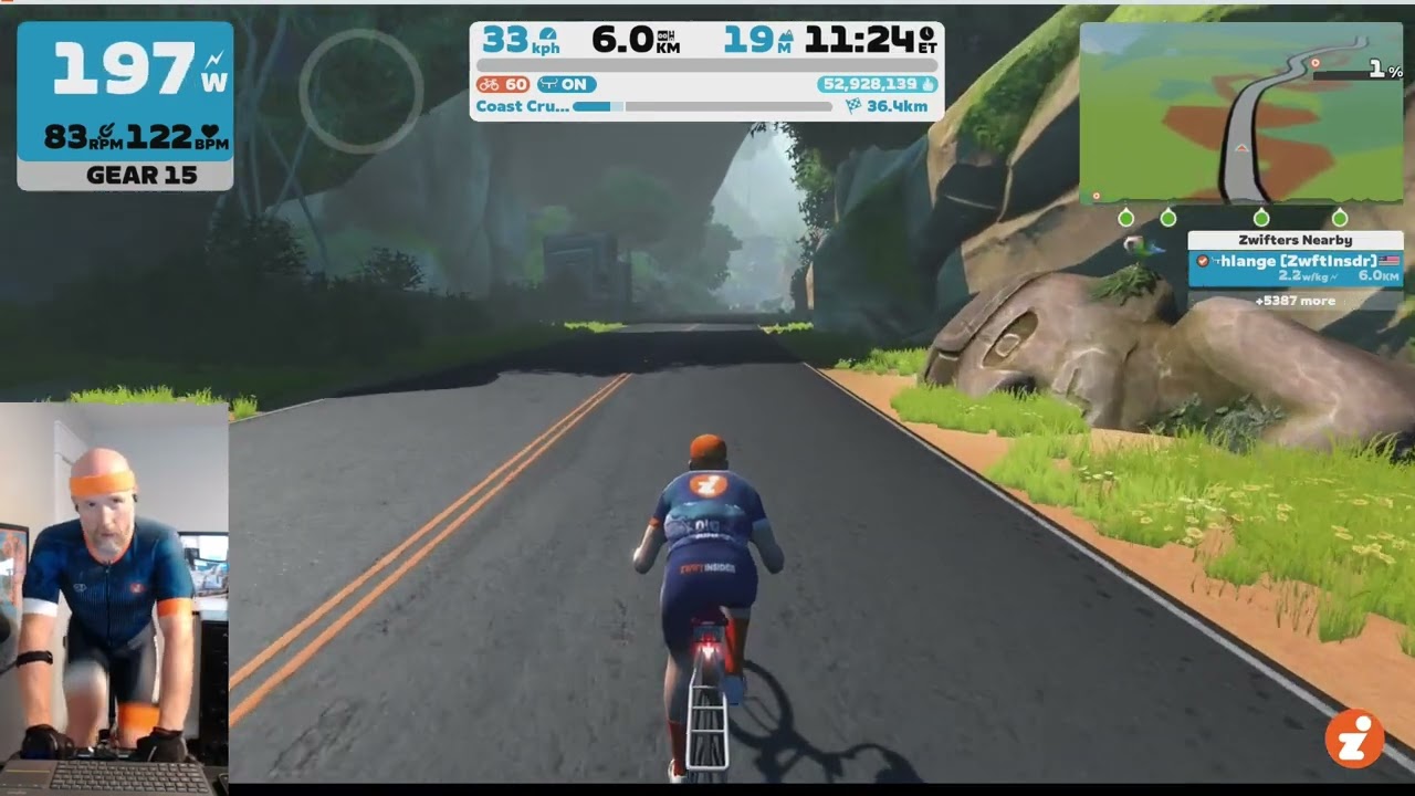 New Zwift Roads! An impromptu tour of Watopia's new southern coast.