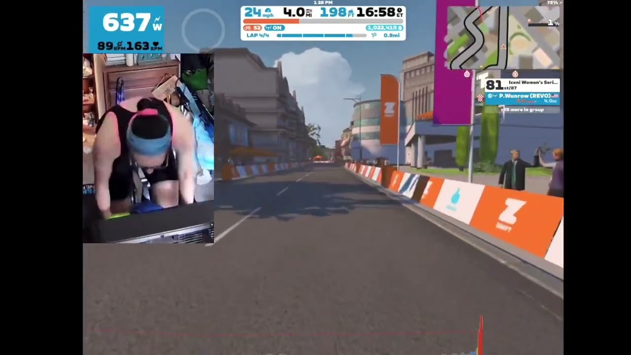 Zwift Iceni race 2 mini race 2 and 3 cat C sprints only 3 12 24