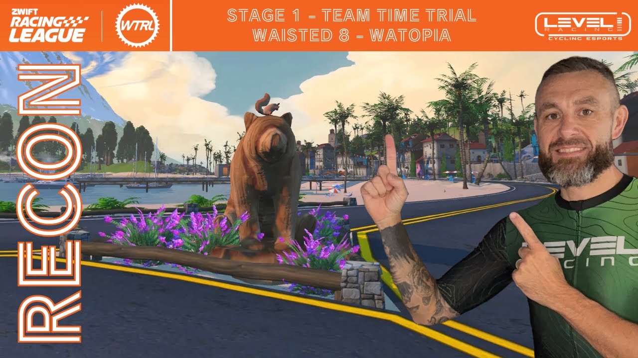 WTRL Zwift Racing League Round 3 Stage 1 Recon - Team Time Trial - Waisted 8 in Watopia