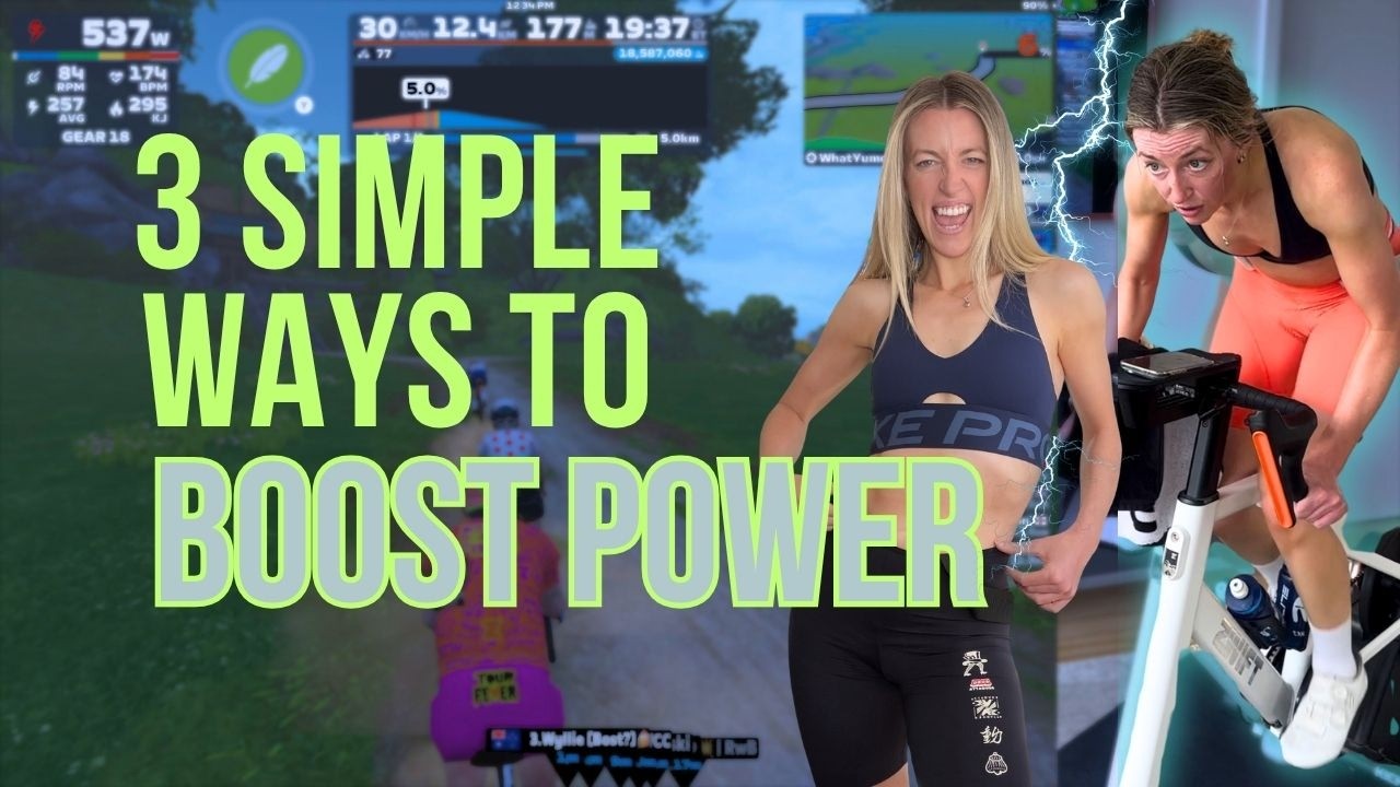 I've BOOSTED my max power on the bike doing these 3 things - Racing Advanced 650+ Category on Zwift