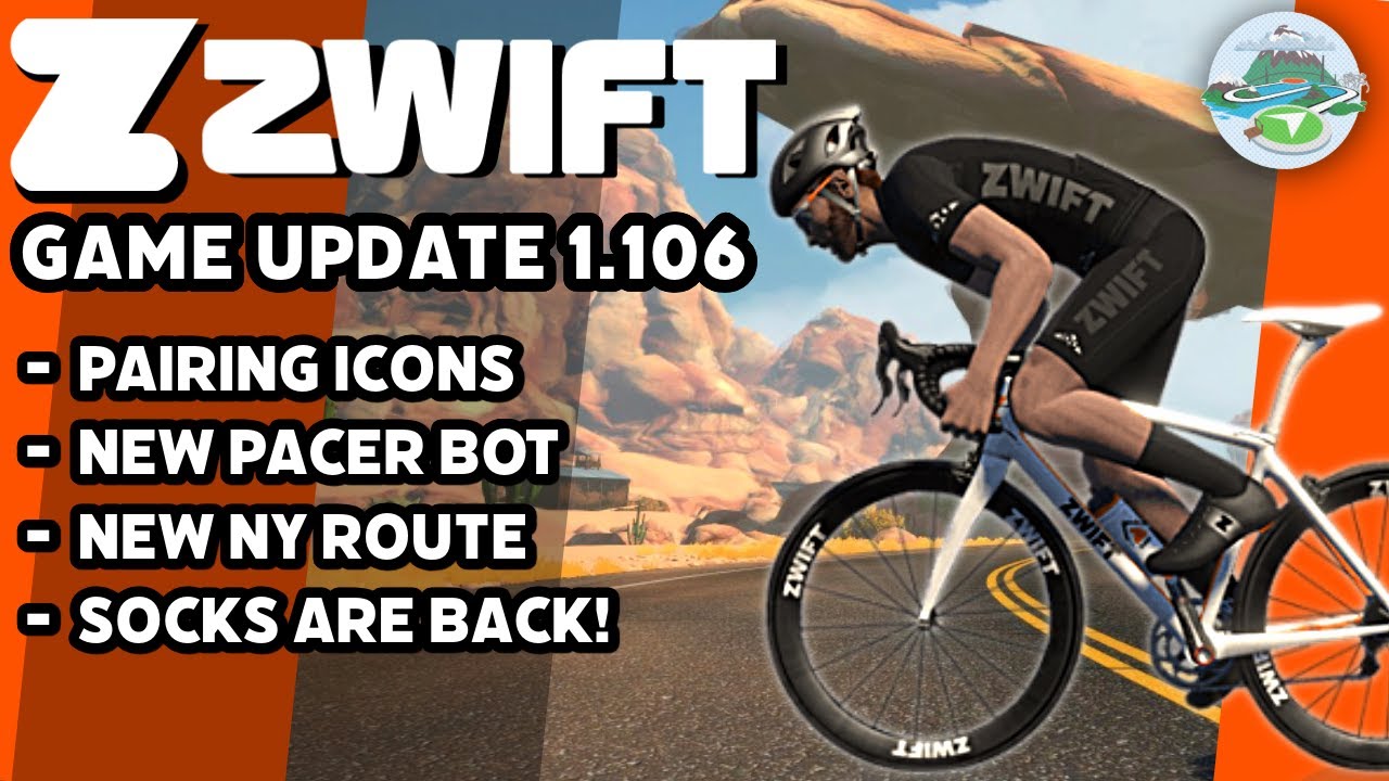 ZWIFT Update 1.106 // Pairing Screen Updates, New Routes & Robos!