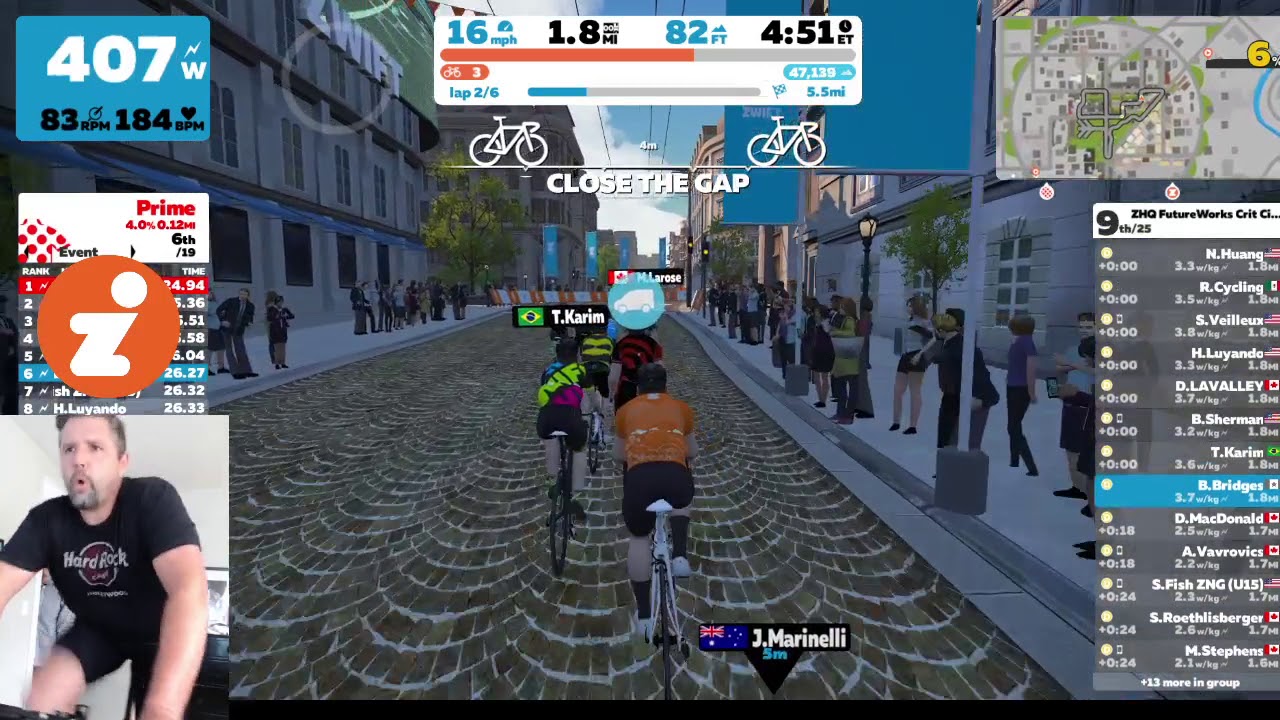 First Zwift Race - Couch to Cat C