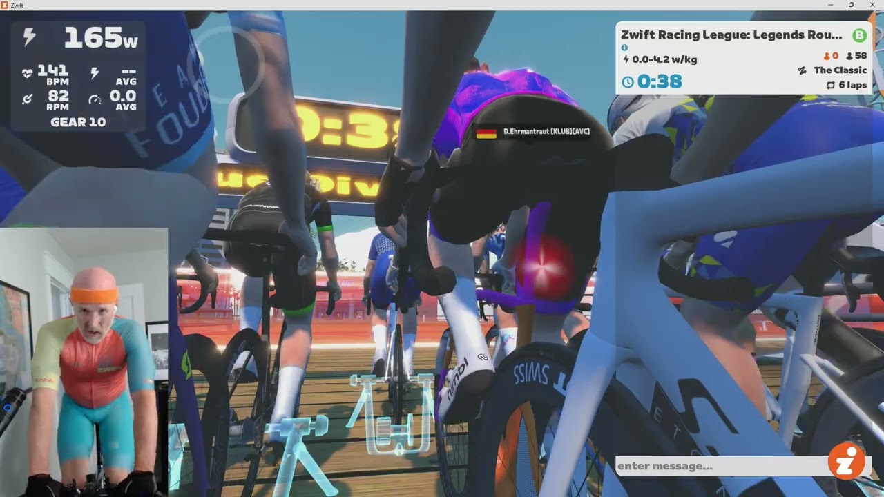 Zwift Racing League on The Classic