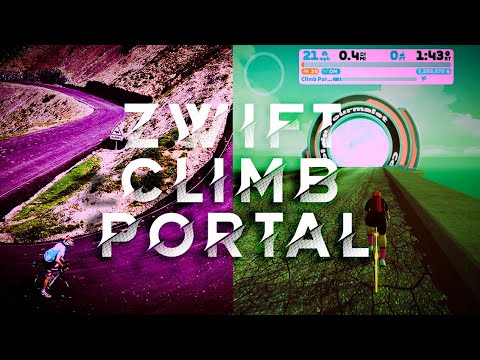 Zwift’s New Climb Portal - I Climbed the Col du Tourmalet