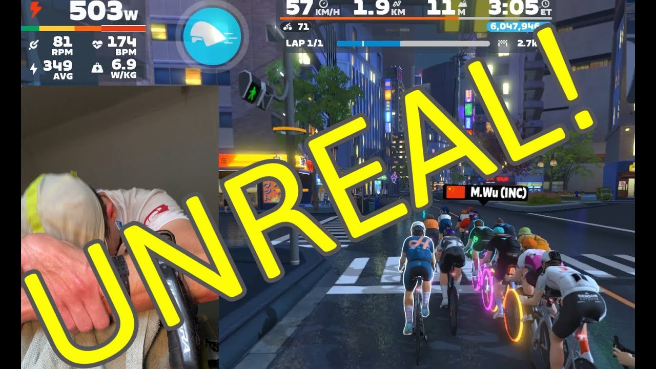 ZWIFT Tiny races destroyed me!