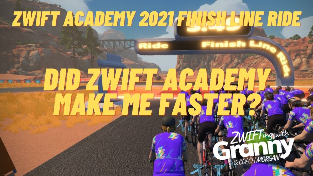 ZWIFT ACADEMY 2021 FINISH LINE RIDE: DID ZWIFT ACADEMY MAKE ME FASTER?