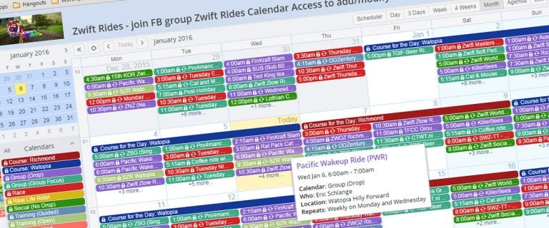 How to get the Zwift Teamup calendar on your iPhone