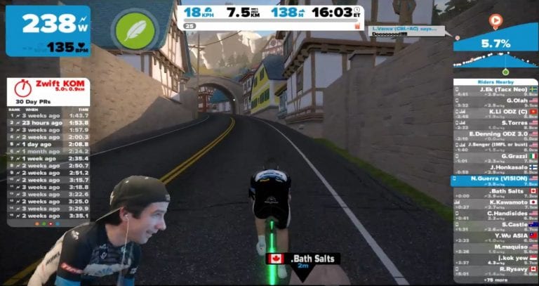Now Featuring Zwift Live Streamers