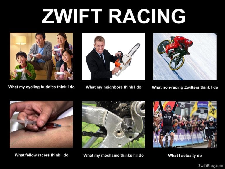 What others think of Zwift racing