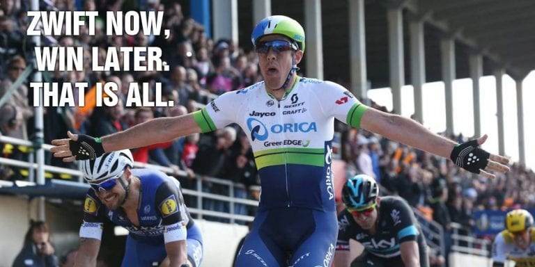 Congrats to Zwifter Matt Hayman on Paris-Roubaix victory