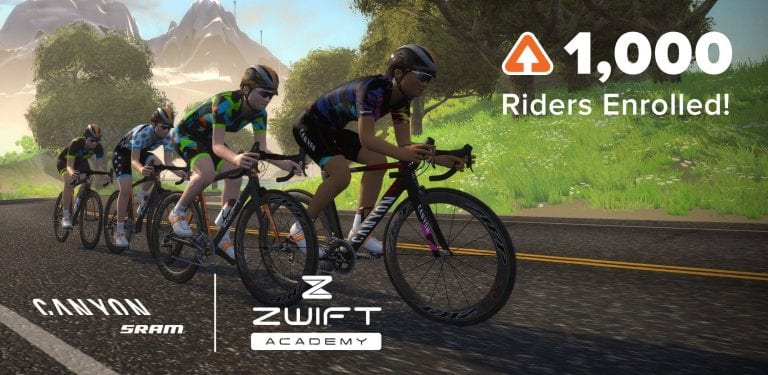 Zwift Academy enrollment tops 1000