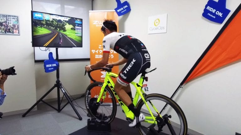 Watch Fumy Beppu destroy one Watopia hilly lap