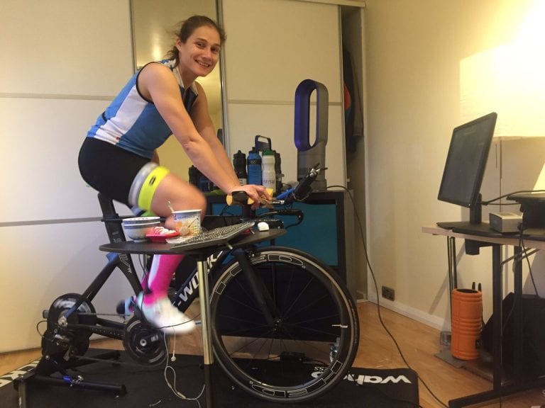 Jasmijn Muller sets new Zwift distance record of 1,828km