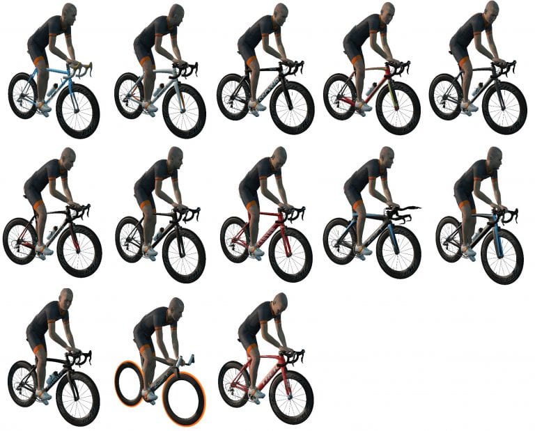 A complete list of bikes in Zwift