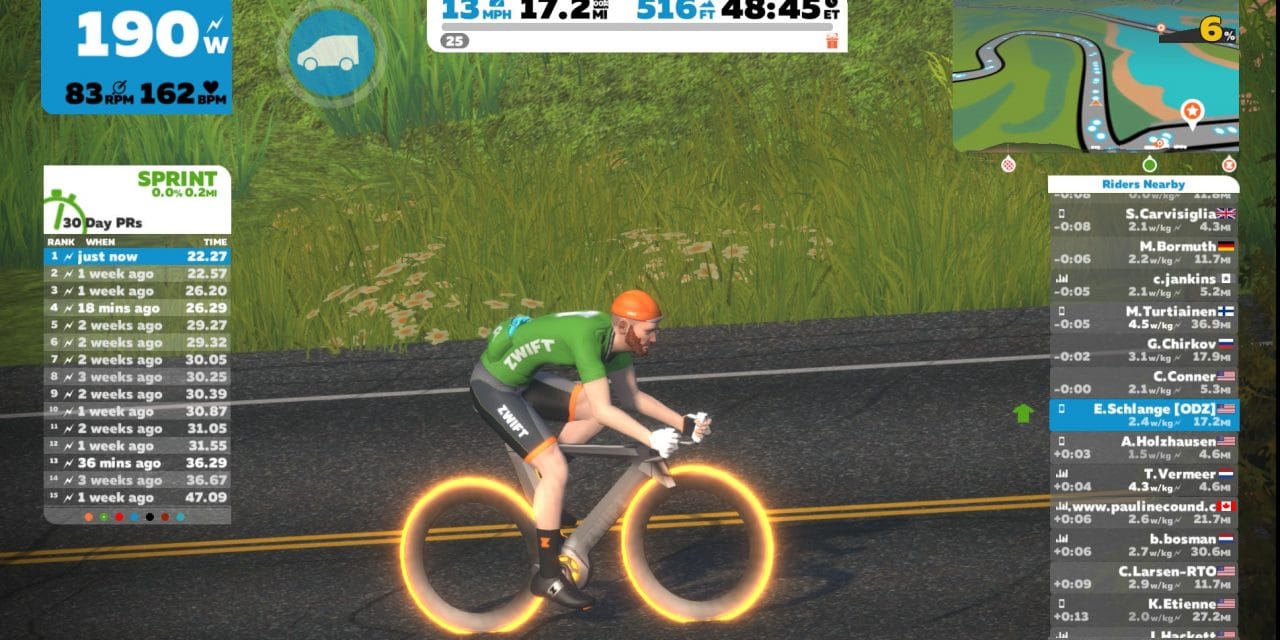Sprint, KOM, and Lap Leader Jerseys in Zwift Zwift Insider