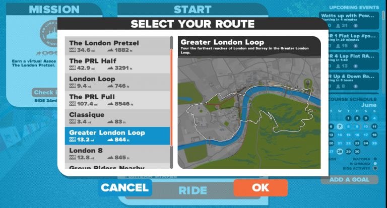 “Greater London Loop” Route Details (London)
