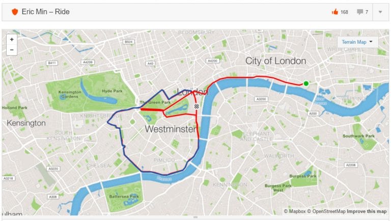 Eric Min’s Strava teaser: new London route launching soon?