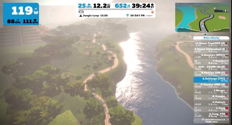 Watopia “Road to Ruins” Route Details