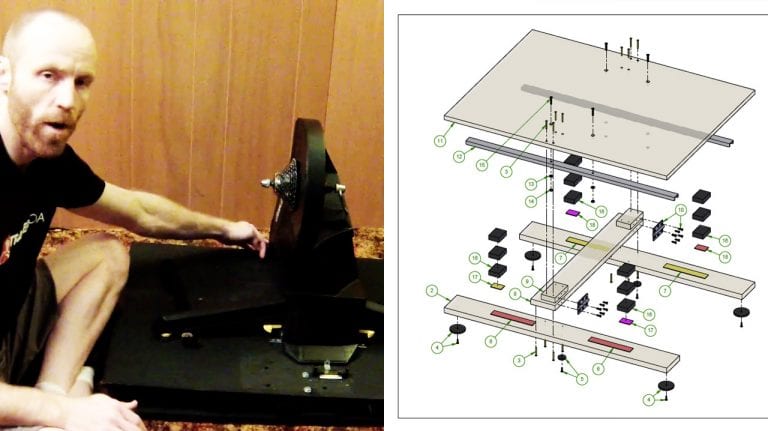 Build your own “Rockit Launcher” trainer rocking plate