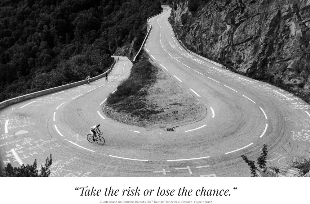 Take The Risk Or Lose The Chance Poster 24 X36 Zwift Insider