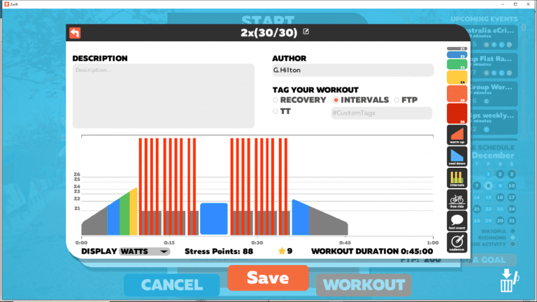 Manually Editing Zwift Workouts