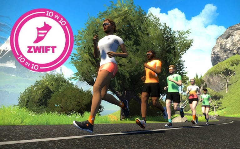 Zwift 10-in-10 Challenge Announced for Runners On Strava