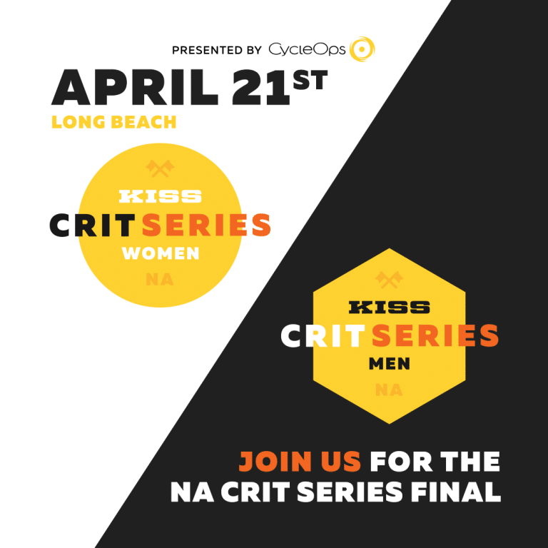 KISS North America Crit Finals Tomorrow