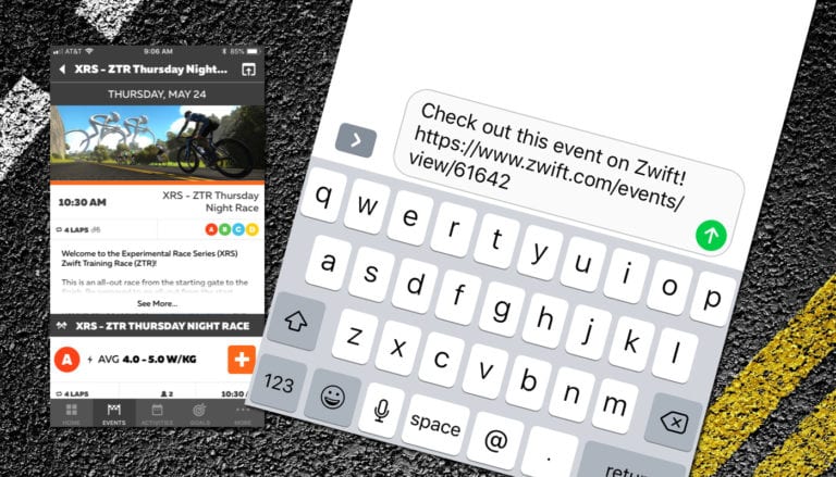 Event Sharing Is Easy with the Updated Zwift Companion App