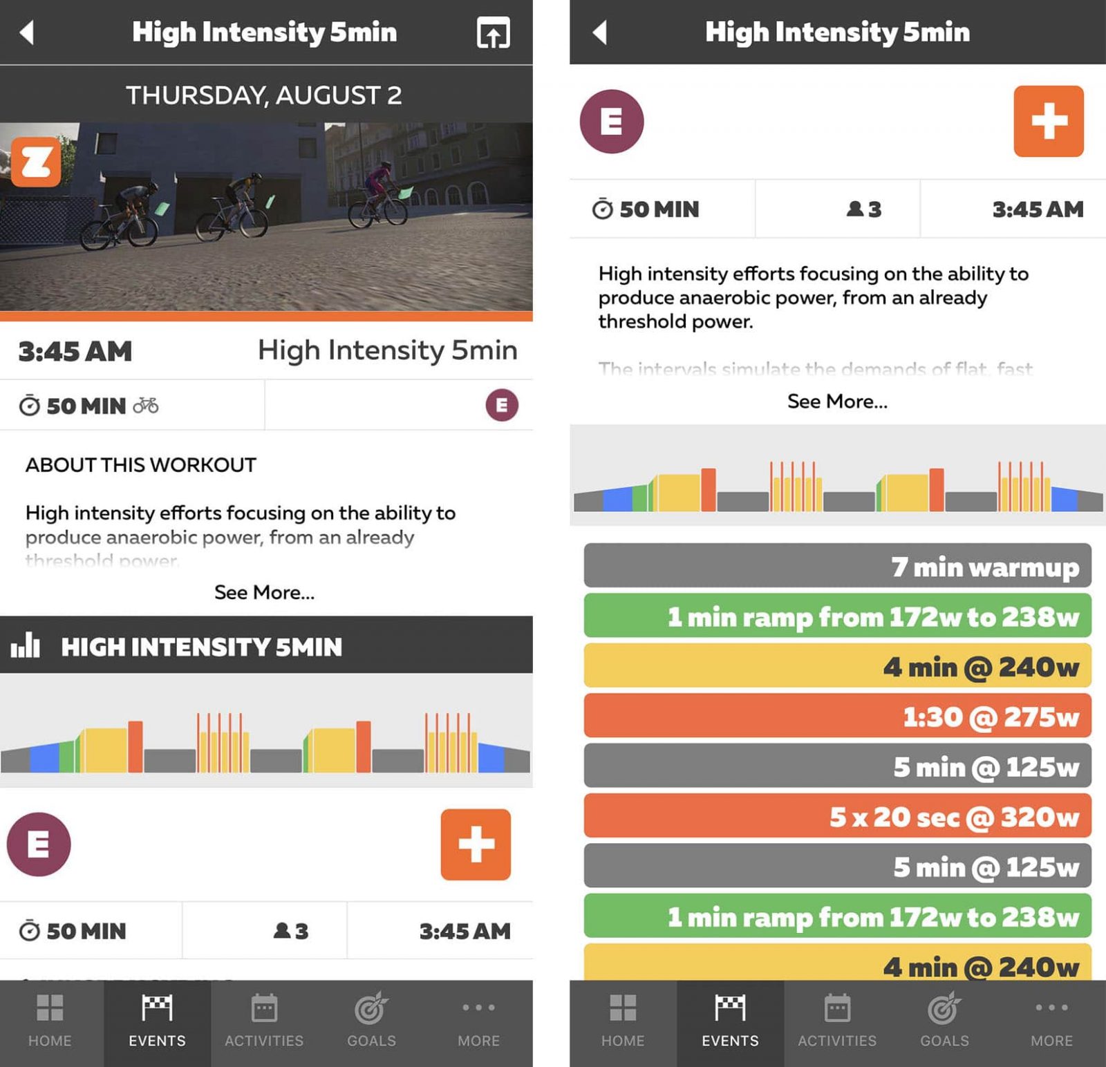 Workout Chart App