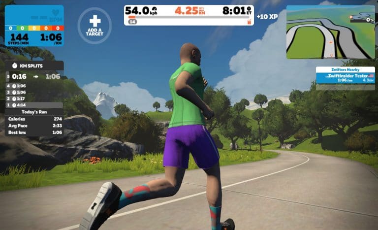 Watopia “5k Loop” Run Route Details