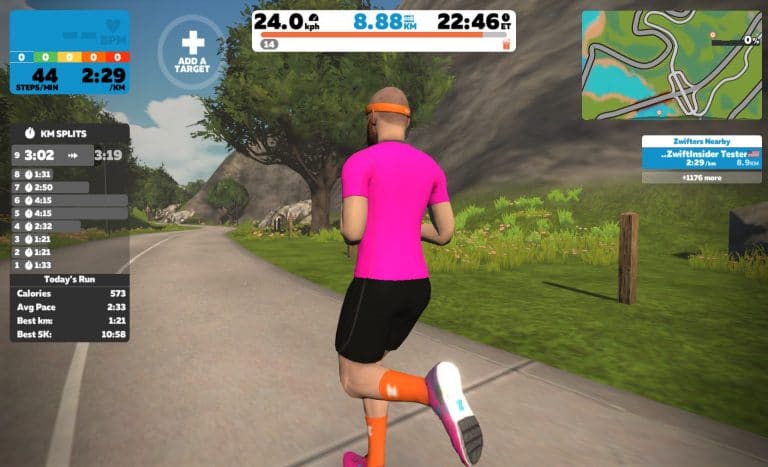 Watopia “Jon’s Route” Run Route Details