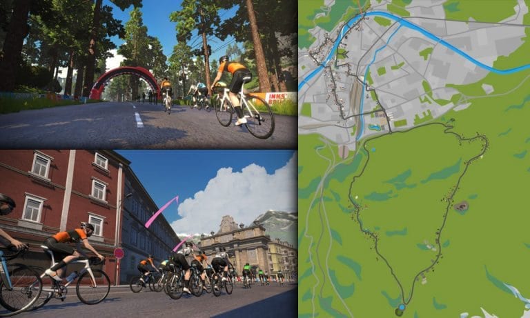 Route Maps & Details for Zwift’s Innsbruck Course
