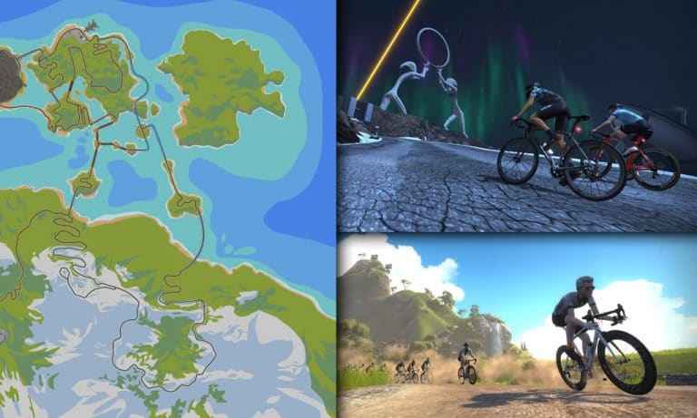 Route Maps & Details for Zwift’s Watopia Course