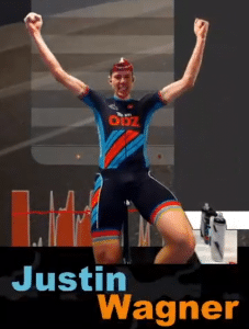 Justin Wagner Virtual Worlds Victory Pose