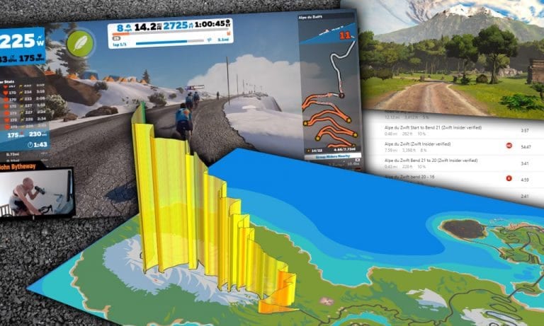 How Much Does Double Draft Help on Alpe du Zwift?