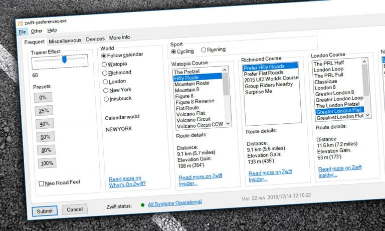 ZwiftHacks Updates Popular Zwift Preferences Tools