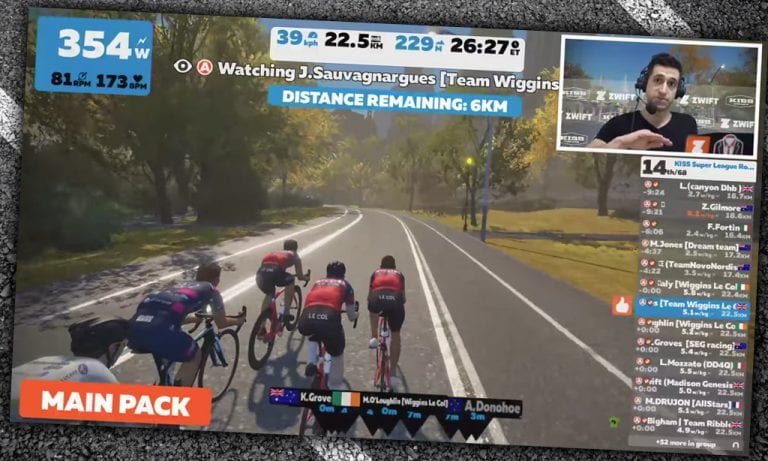 Racing on Zwift – Challenges and Opportunities for Broadcasters