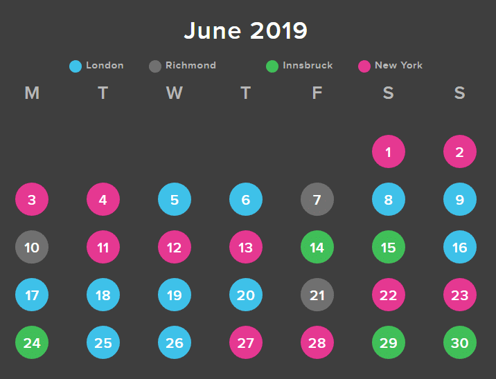 Zwift Course Calendar August’s Guest World Schedule Zwift Insider