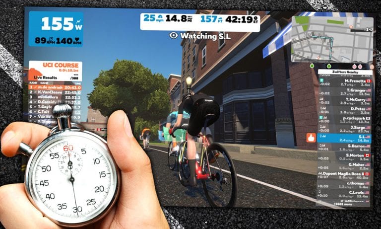 How Zwift Calculates Time Gaps