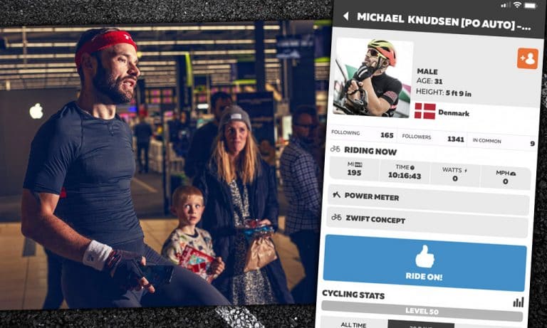 Give this Guy a Ride On: Michael Knudsen Riding 5000km on Zwift