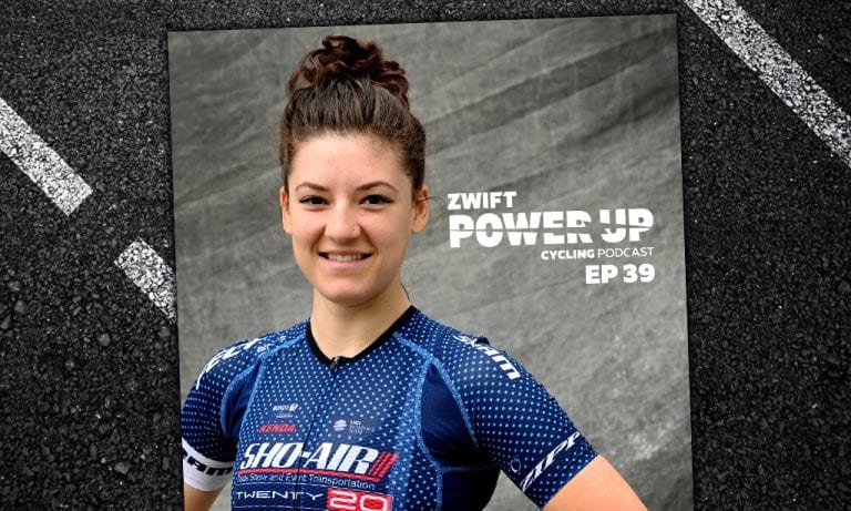 Chloé Dygert on Her Younger Years and Overcoming Adversity (Zwift PowerUp Cycling Podcast #39)